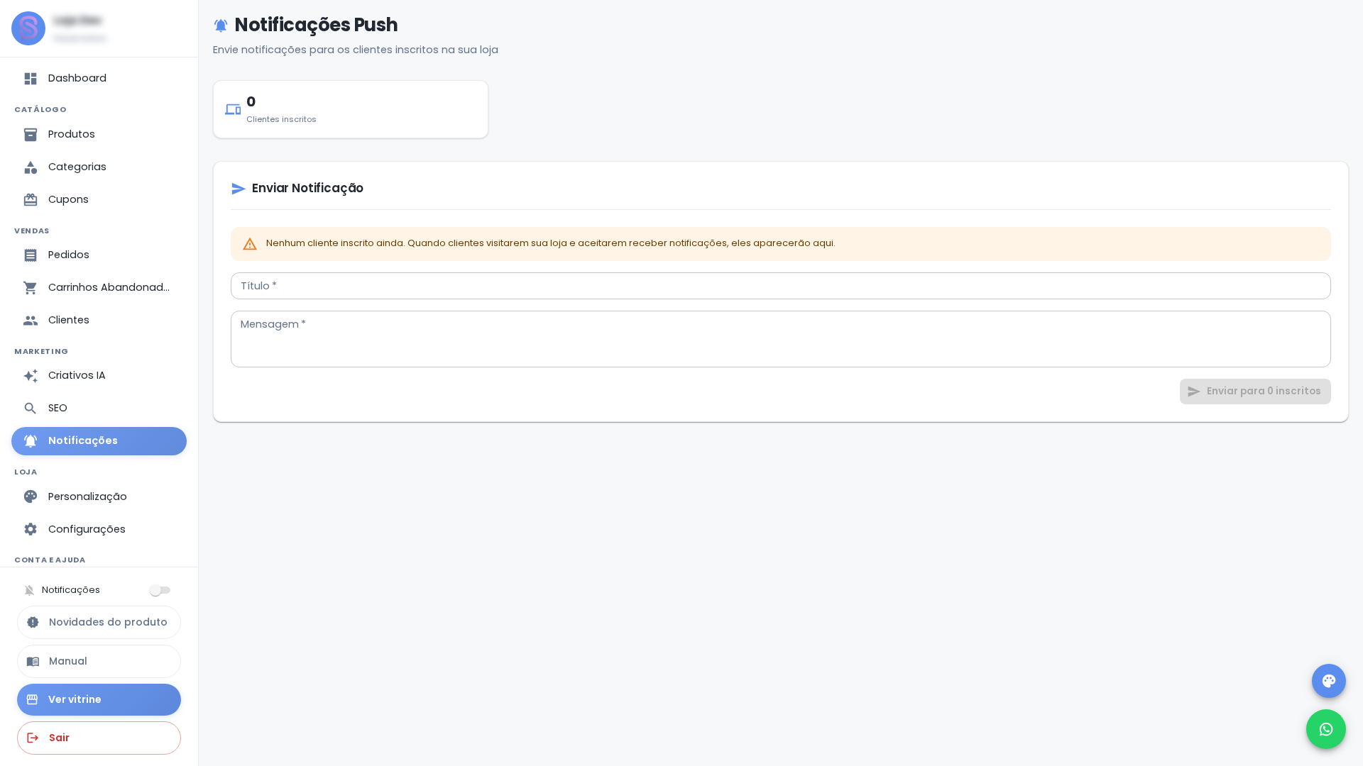 Notificações Push — Light