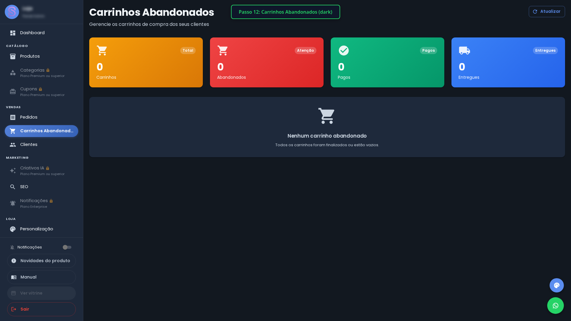 Carrinhos Abandonados — Dark