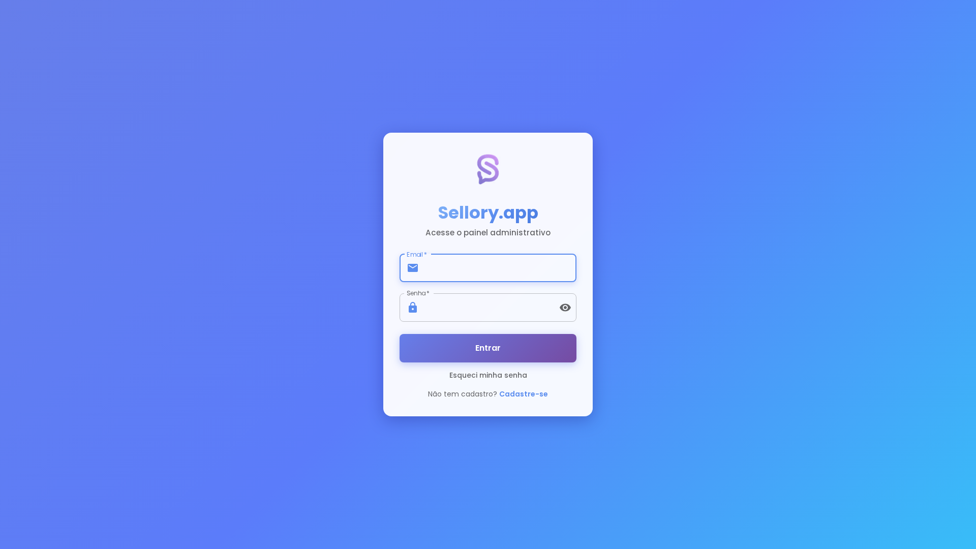 Login Admin — Dark